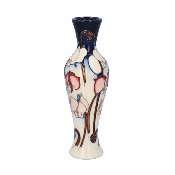 Moorcroft ‘Cyclamen’ Vases by Emma Bossons