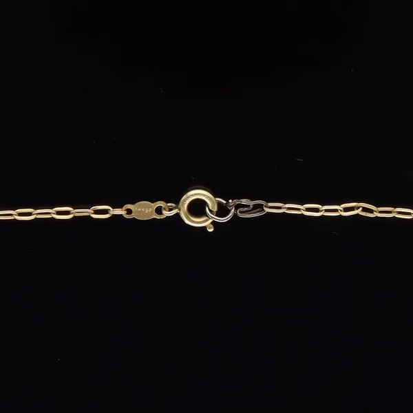 14k Gold Ruby Diamond Enamel and Blister Pearl Pendant