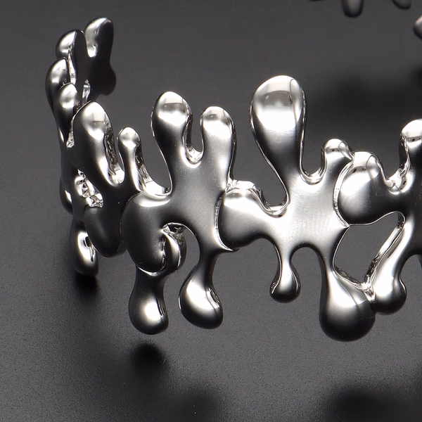 Sterling Silver Hinged Cuff Bracelet
