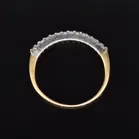 18ct Yellow Gold and Diamond Cluster Ring