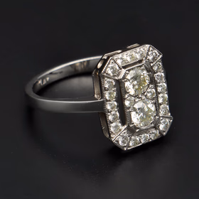 Platinum Diamond Ring
