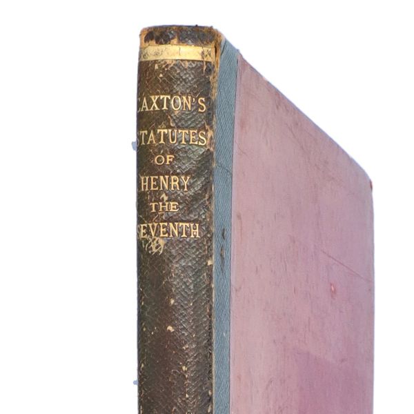 Book Of Statutes Of Henry VII