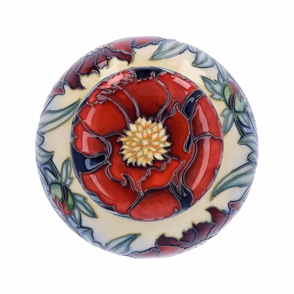 Moorcroft Tree Peony Ginger Jar