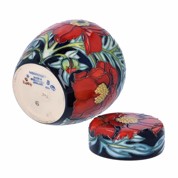 Moorcroft Tree Peony Ginger Jar