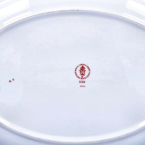 Royal Crown Derby Imari Pattern Oval Meat Plate image-6