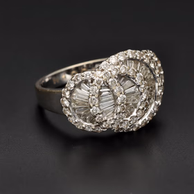 18ct Gold 1.62ct Diamond Statement Ring