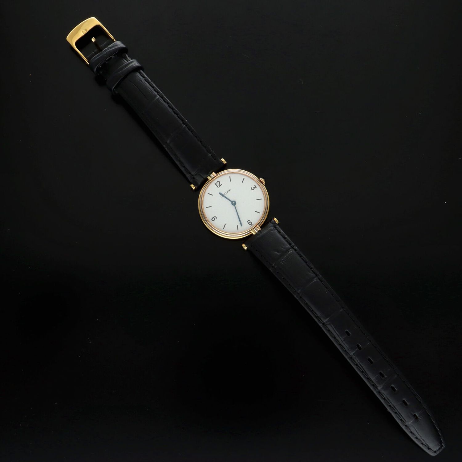 Cartier Black And Gold Watch Clearance | bellvalefarms.com