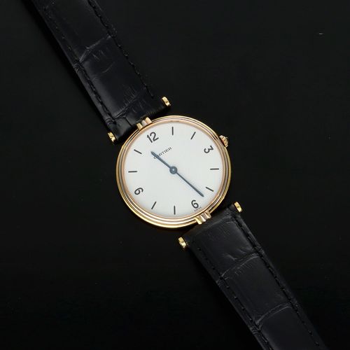 Cartier Vendome Tri Colour 18ct Gold Watch image-1