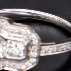 Vintage Style Cluster Ring