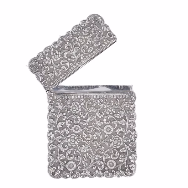 Late 19th Century Kutch Silver Card Case