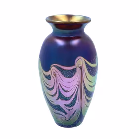 Okra Iridescent Vase