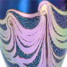 Okra Iridescent Vase