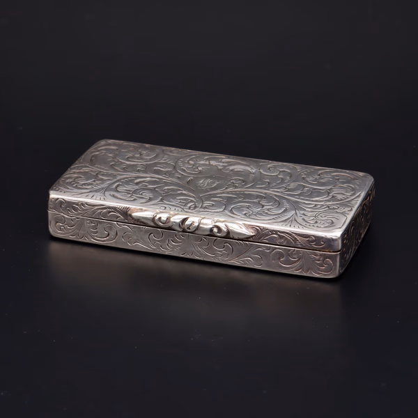 19th Century Silver Snuff Box