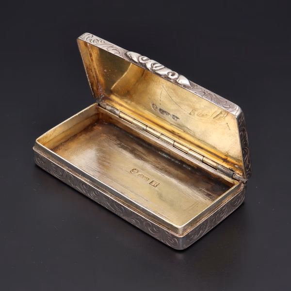 19th Century Silver Snuff Box