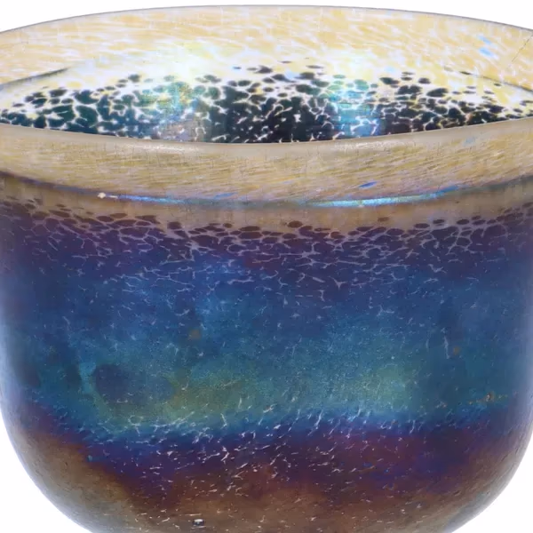 Vintage Kosta Boda Art Glass Volcano Bowl