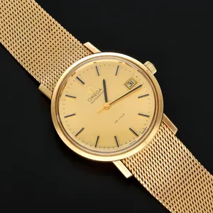 9ct Gold Omega Watch