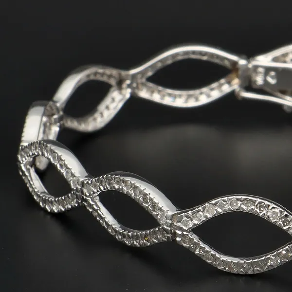 14ct Gold Diamond Bracelet