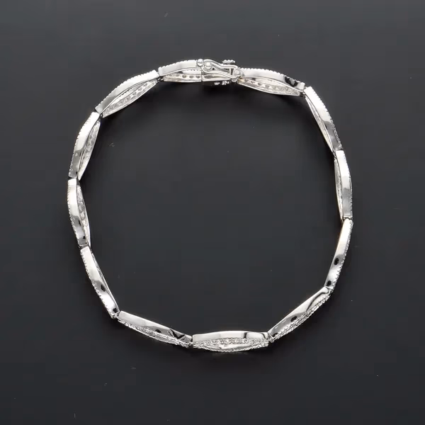 14ct Gold Diamond Bracelet