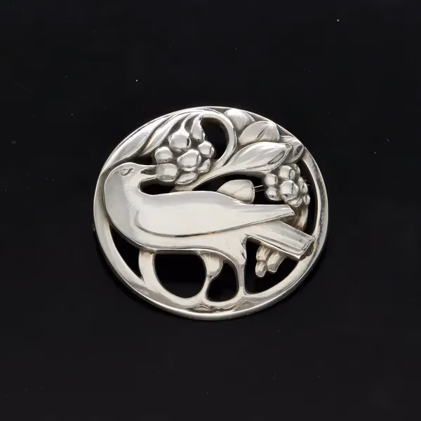 Georg Jensen Sterling Silver Brooch