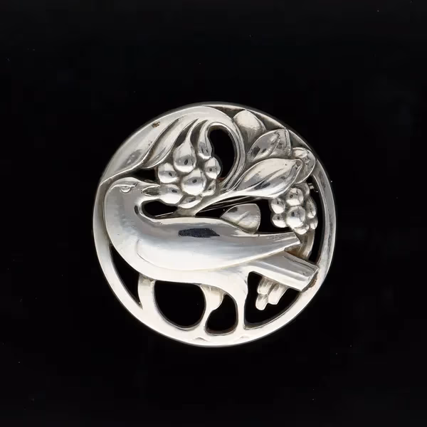 Georg Jensen Sterling Silver Brooch