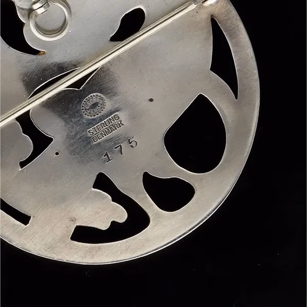 Georg Jensen Sterling Silver Brooch