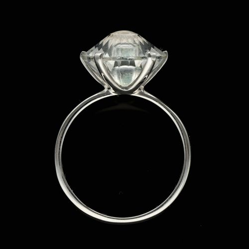 Gold Rock Crystal Ring image-6