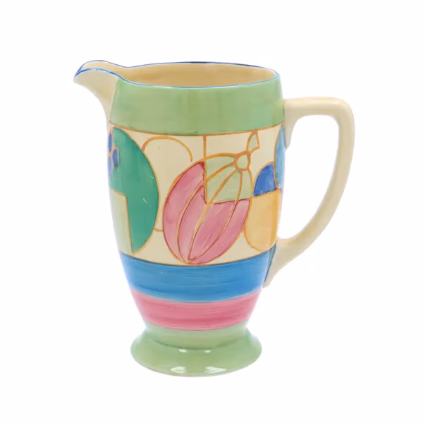 Clarice Cliff Pastel Melon Large Athens Jug
