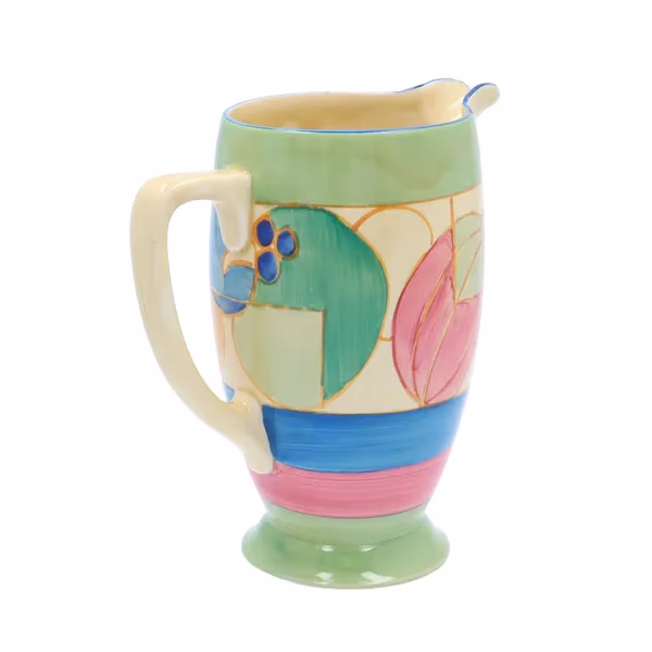 Clarice Cliff Pastel Melon Large Athens Jug
