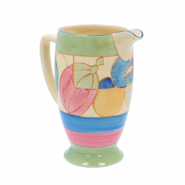 Clarice Cliff Pastel Melon Large Athens Jug