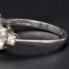 Platinum Tanzanite and Diamond Ring