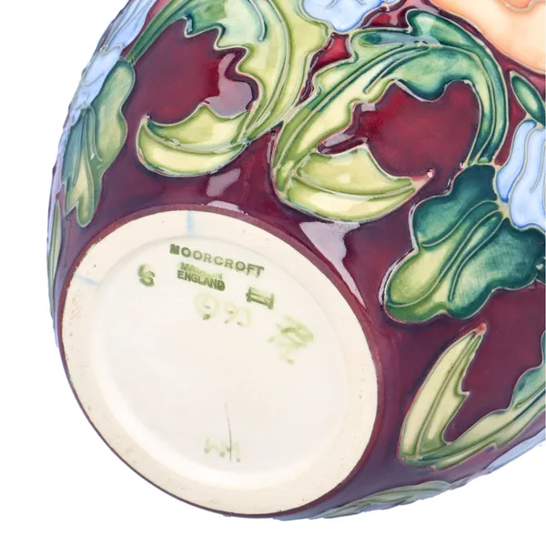 Moorcroft Pansy Vase