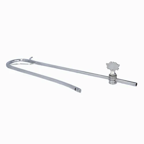 Very Rare Solid Silver Boxed Wine Decanter Siphon Antique Silver