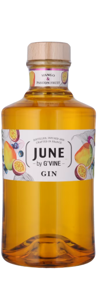 JUNE MANGO & PASSION FRUIT GIN, BY G VINE 37,5% Mango & Passion, Maison Villevert