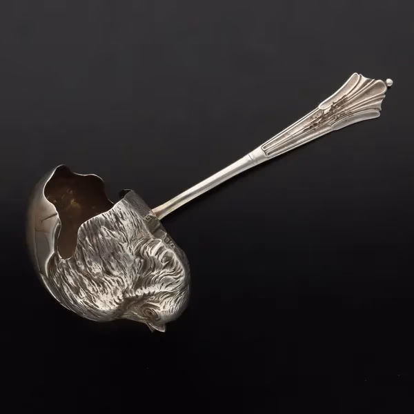 Rare Edwardian Chick Sugar Sifter