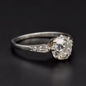 Platinum 1.46ct Diamond Ring