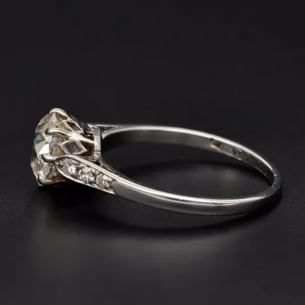 Platinum 1.46ct Diamond Ring