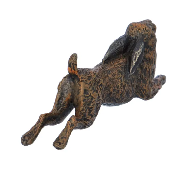 Franz Bergmann Cold Painted Bronze Hare
