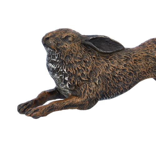 Franz Bergmann Cold Painted Bronze Hare image-2