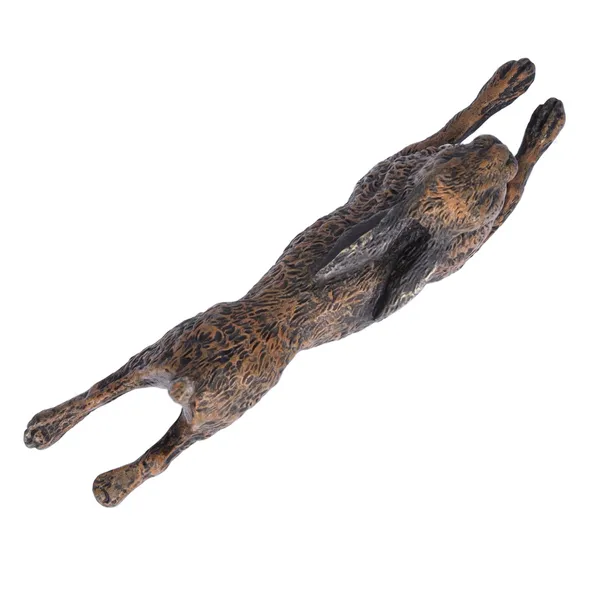 Franz Bergmann Cold Painted Bronze Hare