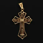 Retro Gold 0.25ct Diamond Cross