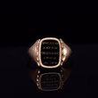 360° view of The Antique Georgian 1802 Swivel Hairwork Enamel Mourning Ring