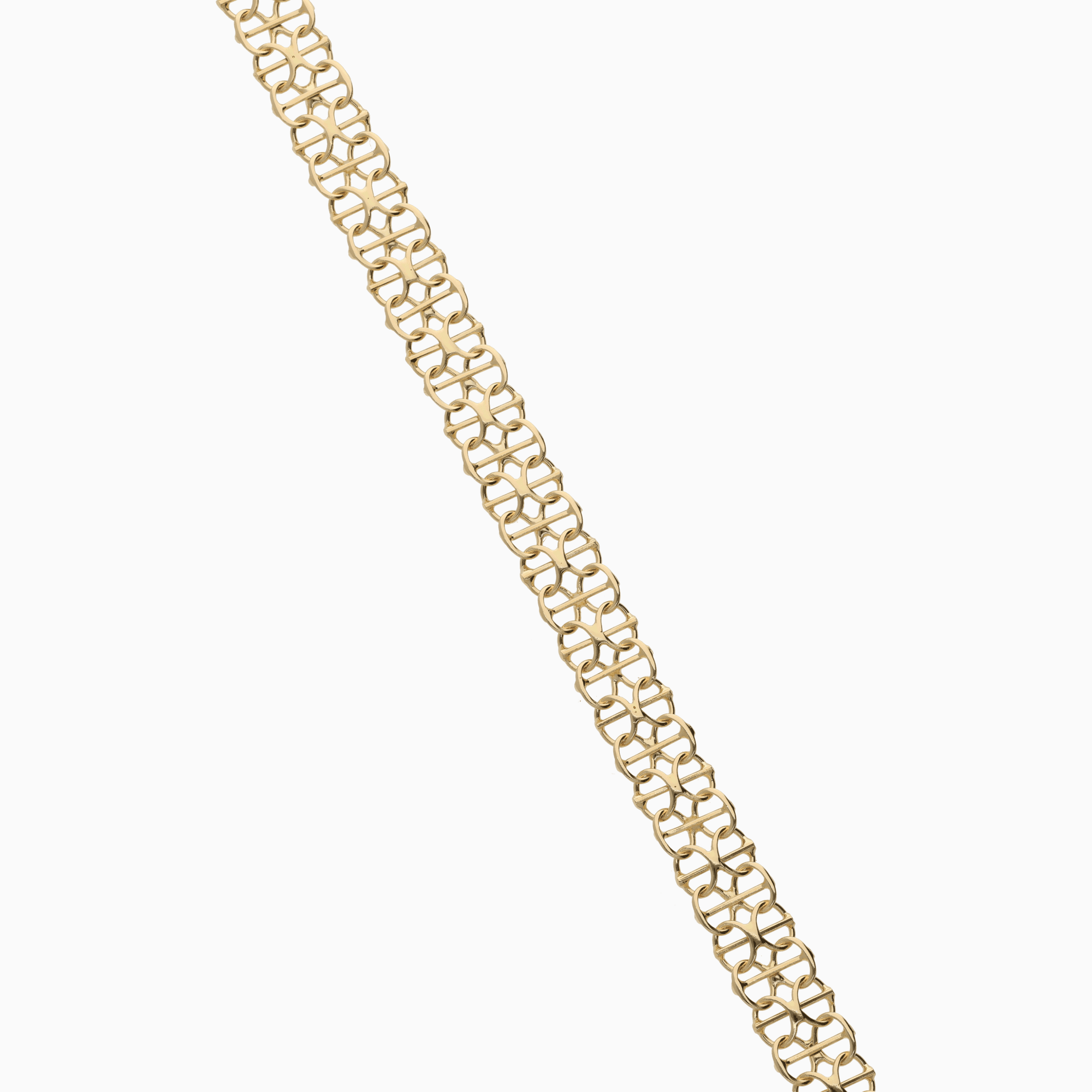 X-länk armband med stav 6,82g 18K guld