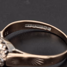 18k Gold Diamond Cluster Ring