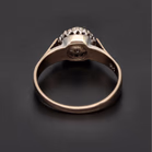 18k Gold Diamond Cluster Ring