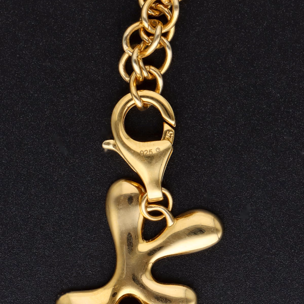 Gold Vermeil Abstract Necklace