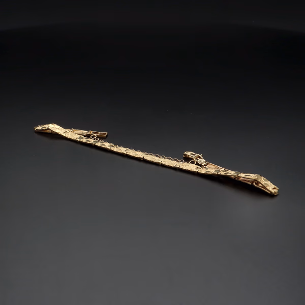 Vintage 14ct Yellow Gold Detailed Bracelet