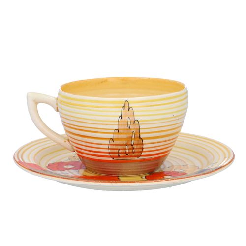 Clarice Cliff Capri Pattern Tea Set image-4