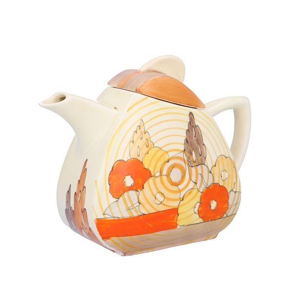 Clarice Cliff Capri Pattern Tea Set - Hemswell Antique Centres