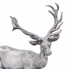 Elizabeth II Naturalistic Silver Model of a Red Deer Stag