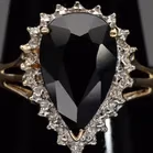 9ct Yellow Gold Sapphire & Diamond Ring